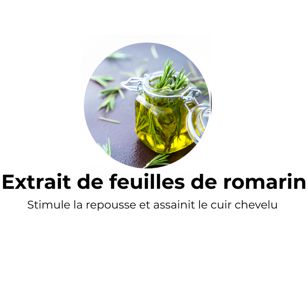 Ingrédients 100% naturels