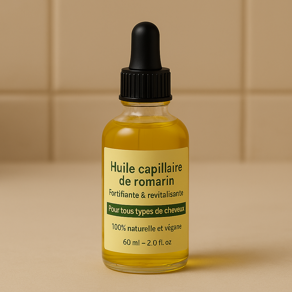 Huile de romarin pour la pousse des cheveux