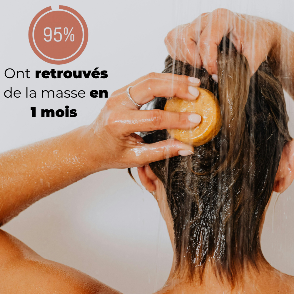 Shampoing solide au gingembre